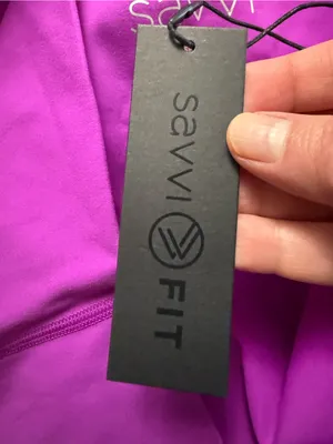 Savvi Fit Dancer Leggings Fuchsia Colorful Athleisure Yoga Walk Womens NWT Large thumbnail 11