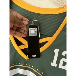 Green Bay Packers NFL Majestic Women's Short Sleeve Shirt Size Medium NWT thumbnail 2