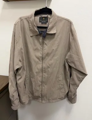 Vintage Bill Blass Black Label Tan Windbreaker XL thumbnail 1