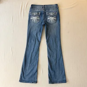 Telepatia Y2K McBling Bootcut Jeans 9/29 Rhinestone Embellished Pockets thumbnail 5