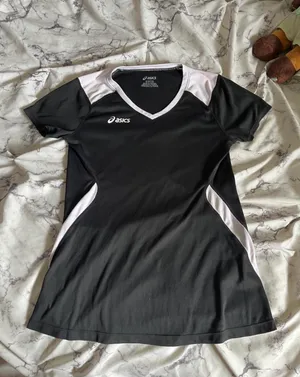 ASICS Black & White Volleyball Jersey Top thumbnail 3