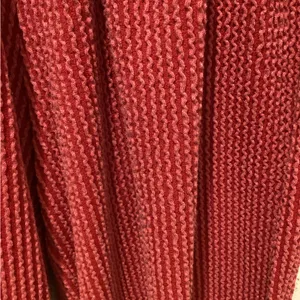 LG Red Ribbed Knit Top Size M thumbnail 9