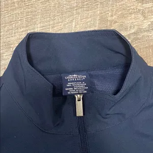 Charles River Apparel Syracuse University Zip-Up Navy Blue Jacket thumbnail 3