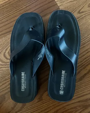 Cushionare Black platform flip flops thumbnail 1