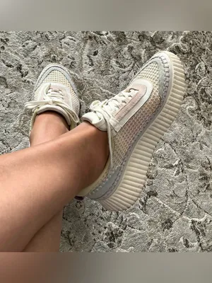 Modern Women's Pastel Knit Platform Sneakers 🌸 thumbnail 5