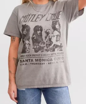 Motley Crue Santa Monica Vintage T-shirt thumbnail 1