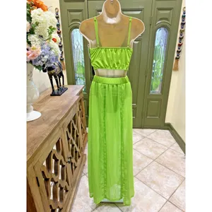 NWT | Size XS | Vibrant Neon Lime Green thumbnail 5