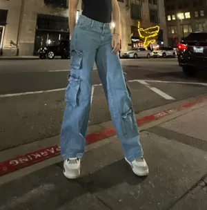 PacSun Cargo Pants Denim 90s Baggy thumbnail 2