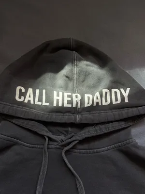 Barstool Call her daddy Gray Graphic Pullover Hoodie thumbnail 4
