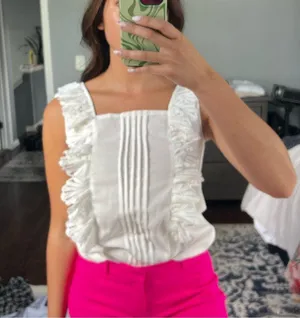 Lace White tank thumbnail 3