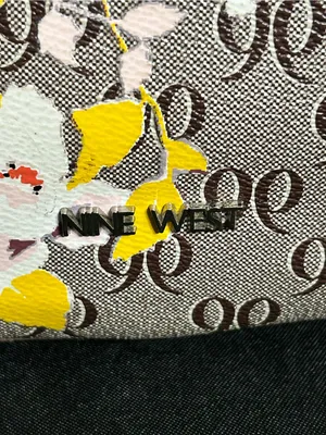 Nine West Women’s Floral Accent Beige Shoulder Bag thumbnail 5