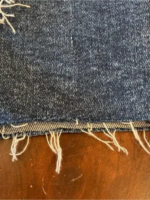 Zenana Cropped Wide Leg Jeans Med Wash Raw Hem Cropped Sz 28 X 23 High Rise thumbnail 5