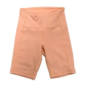 Lululemon Ribbed Contoured High-Rise Short 8" Malibu Peach Biker Shorts Size 4 thumbnail 6