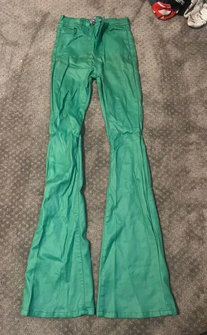 Faux Leather Flare Pants thumbnail 1