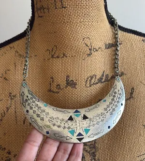 Boutique Aztec Style Necklace thumbnail 4