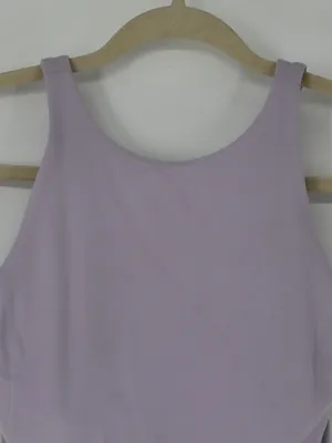 Lululemon Align High-Neck Tank Top Light Purple Lavender Size 4 Cropped Active thumbnail 2