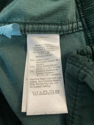 Madewell Emmett Wide Leg Corduroy Pants Welt Pocket Luxury Forest Stretch 29 thumbnail 9