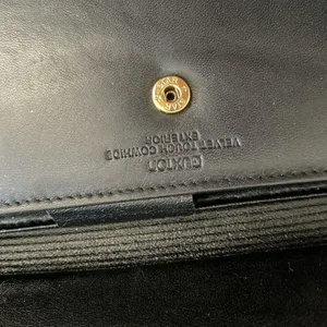 Buxton Black Leather Wallet W/Checkbook Holder thumbnail 5