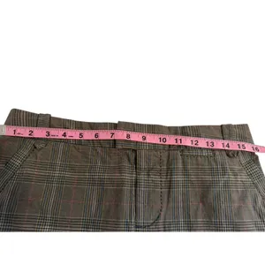 American Eagle Pencil Skirt Women’s Size 6 Gray Plaid Preppy Front Slit EUC thumbnail 7