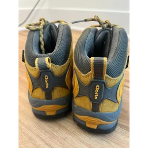 Clorts Wm 7 Uneebtex Hiking Boots Yellow Suede Waterproof Mid Top Outdoor Hiking thumbnail 5