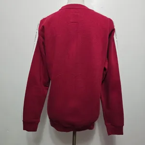 Fanjoy Clickbait Sweatshirt Small Maroon Logo Tape Sleeve Crewneck Pullover thumbnail 5
