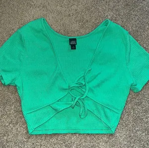 Wild Fable Green Crop Top thumbnail 1