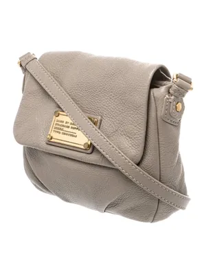 Marc by Marc Jacobs Crossbody Bag Grey Taupe Leather thumbnail 2