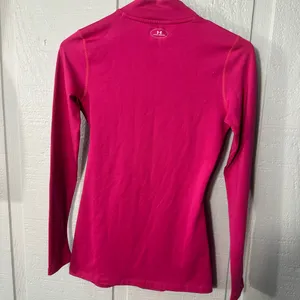 Under Armour Pink Fitted Womens Performance Top Size XS EUC thumbnail 6