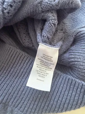 BP Cable Knit Cardigan Blue Size Small thumbnail 5