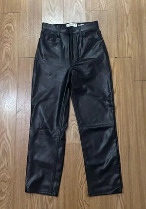 Abercrombie Leather Vegan Pants thumbnail 1