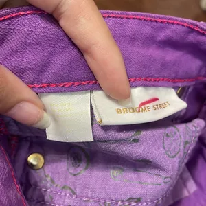 Kate Spade Purple‎ Broome Street Straight Leg Jeans Y2K Preppy Dopamine thumbnail 5