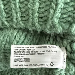 Universal Threads Good Co. Size XS Women's Teen Girl Cozy Green Knit Sweater thumbnail 7