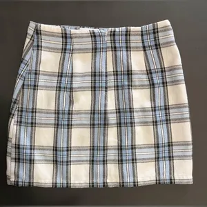 BLUE RAIN Plaid Fleece Button Lined Mini Skirt Y2K Women’s Sz S EUC thumbnail 4