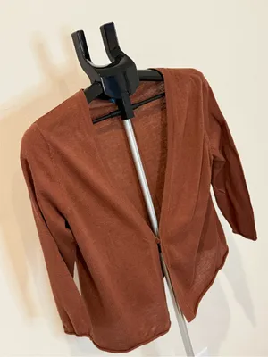 Tori Richard Women’s Small Rust Brown Lightweight Cardigan Sweater Cotton Blend thumbnail 6