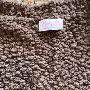 Pink Lily Long brown cardigan thumbnail 2