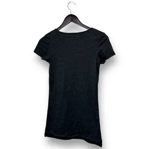 NEW Women's Reversible Grey Paisley Print T-Shirt Size‎ XS Casual Dark Academia thumbnail 5