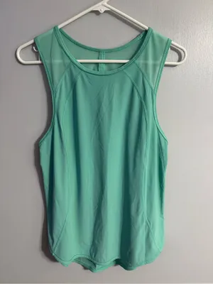 lululemon athletica Mint Green Performance Tank Size 2 thumbnail 4