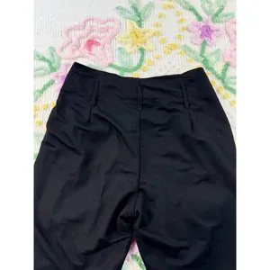Indigo REIN Black Pleated High Waist Trousers Women's Size‎ 5 6 thumbnail 9