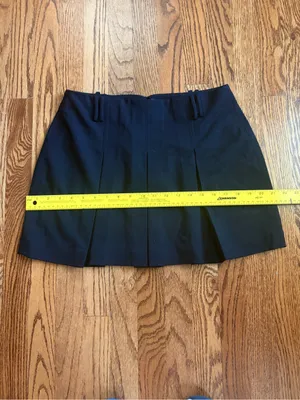 DISSH Bruna Black Pleated Mini Skirt Wool Blend Box Pleat Size US 6 AU 10 thumbnail 9