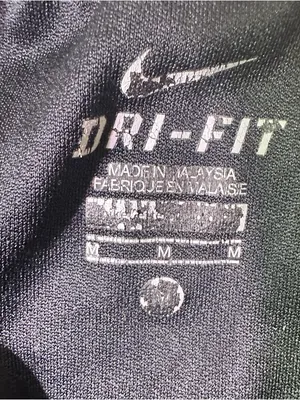 Nike Women's Black Athletic Running Shorts with White Swoosh thumbnail 4