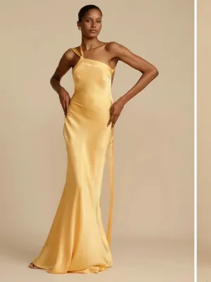 Arcina Ori yellow dress Monique Dress in color sunshine thumbnail 3
