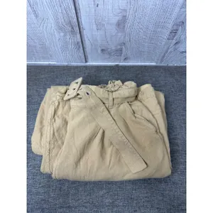 American Eagle Women Linen Blend Paperbag Wide Leg Lined Belted Pants Women S thumbnail 3