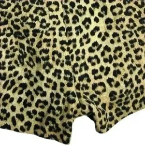 Zara‎ Women's Leopard Print High-Rise Culottes Shorts Size XS Brown and Black thumbnail 4