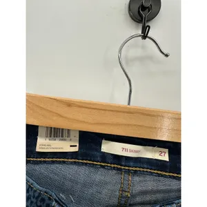 Levi's 711 Skinny Denim Jeans‎ Animal Print Leopard Cotton Stretch Women 27 NWT thumbnail 6