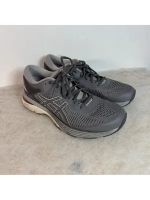Asics Gel Kayano 25 Womens Sz US 8.5 Carbon Gray Running Athletic Shoes 1012A026 thumbnail 4