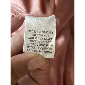 Blu Pepper Womens Dress Size Small Pink Swiss Dot Baby Doll Button Up thumbnail 5