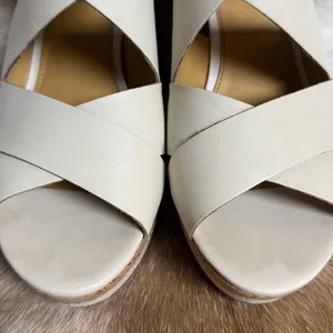 Franco Sarto Leather L-Shiver Platform‎ Sandal Size 9 B45 thumbnail 5