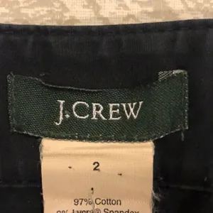 J.Crew Side Zipper Black Cropped Pants thumbnail 3