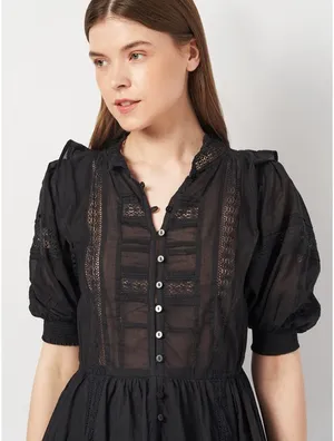 Mango Black Mini Dress thumbnail 2