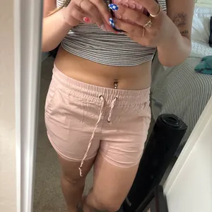 Love Tree Pink linen shorts thumbnail 3